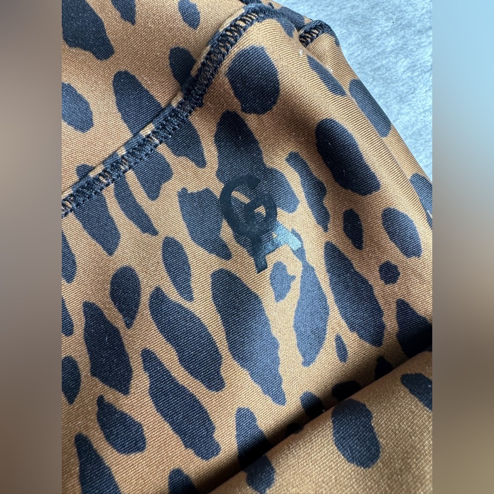 Good American‎ Leggings Women's Size 6 / 3XL Core Strength High Waist Cheetah - Picture 8 of 15